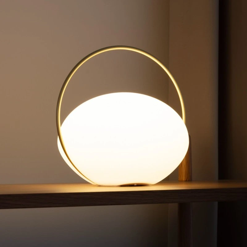 UMAGE Orbit LED tafellamp - Wit/Messing - IP44 - CCT dimbaar