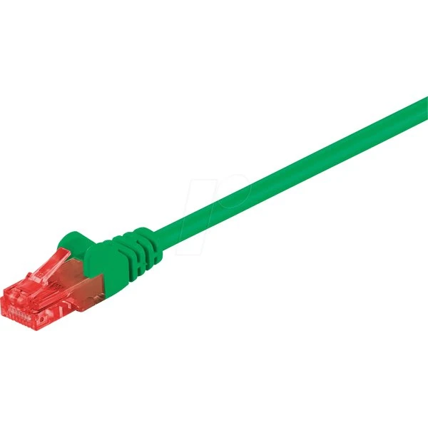 Goobay Cat6 25 cm groen U/UTP netwerkkabel