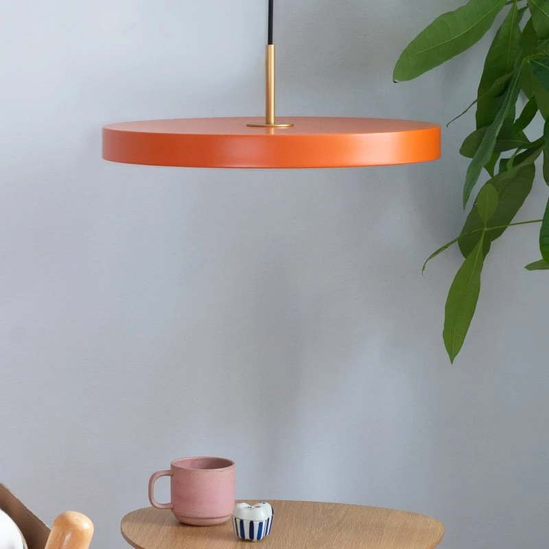 UMAGE Asteria Mini LED hanglamp - Oranje/Messing - Ø 31 cm