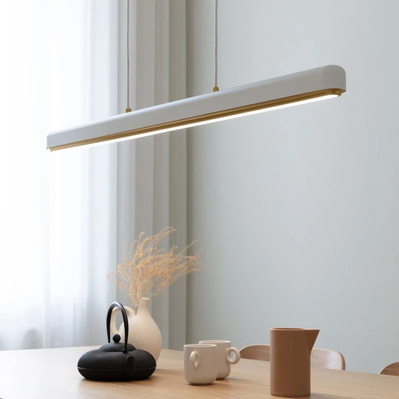 UMAGE Hazel Branch LED hanglamp - Wit/Messing - 100 cm