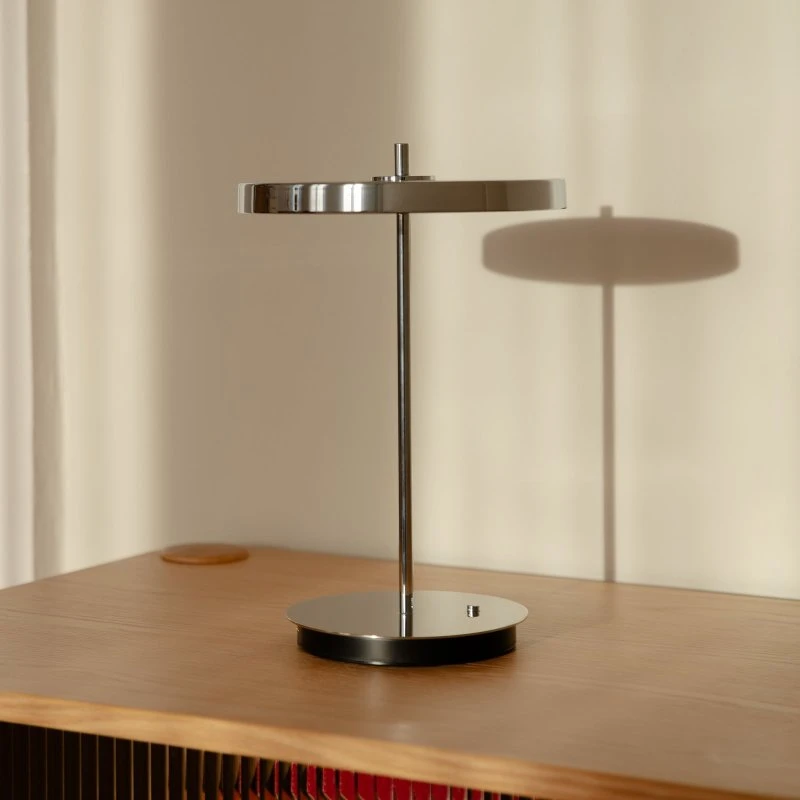 UMAGE Asteria Move LED tafellamp - Gepolijst staal - 31 cm
