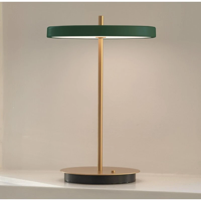 UMAGE Asteria Move LED tafellamp - Bosgroen/Messing - 31cm