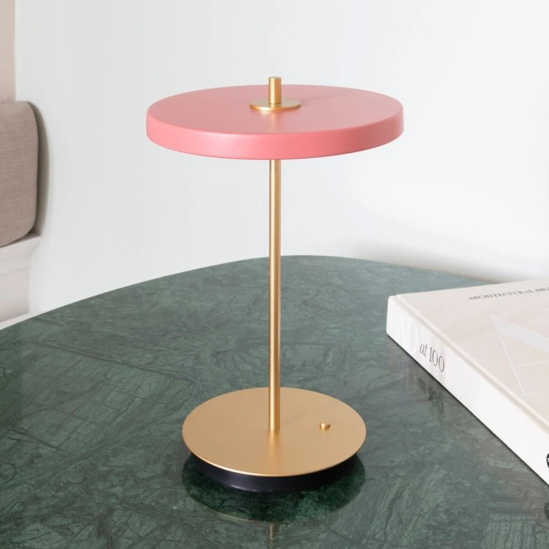 UMAGE Asteria Move LED tafellamp - Rosé/Messing - 31 cm