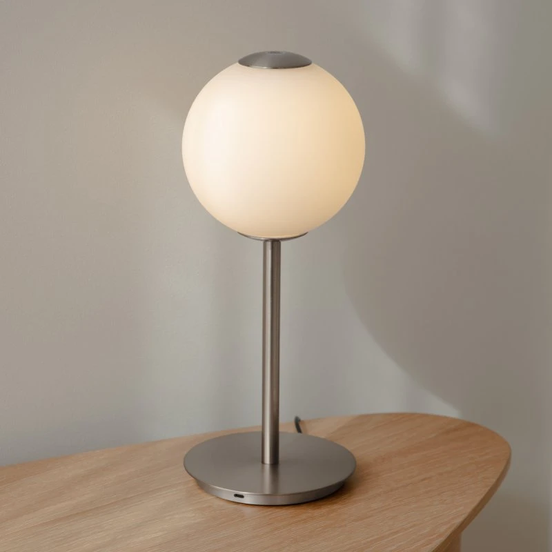 UMAGE Audrey LED Tafellamp - Staalkleurig - 37 cm
