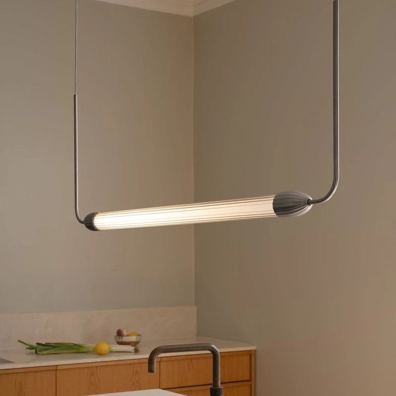 UMAGE LEMON SQUEEZE LINEAR hanglamp, staal, 138 cm, GU10