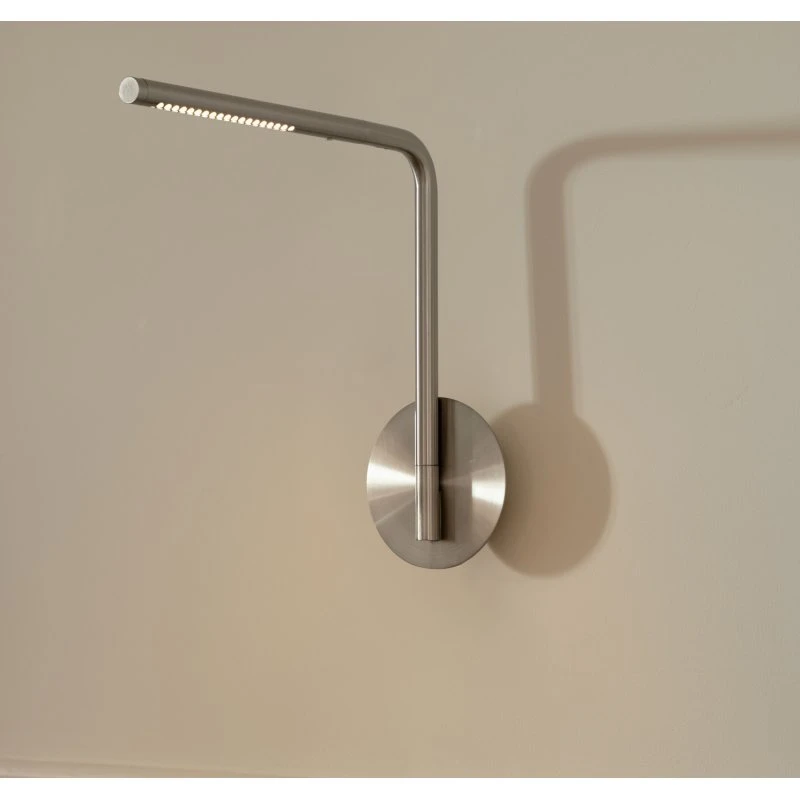 UMAGE Omni Pivot LED wandlamp - Staalkleurig - Dimbaar