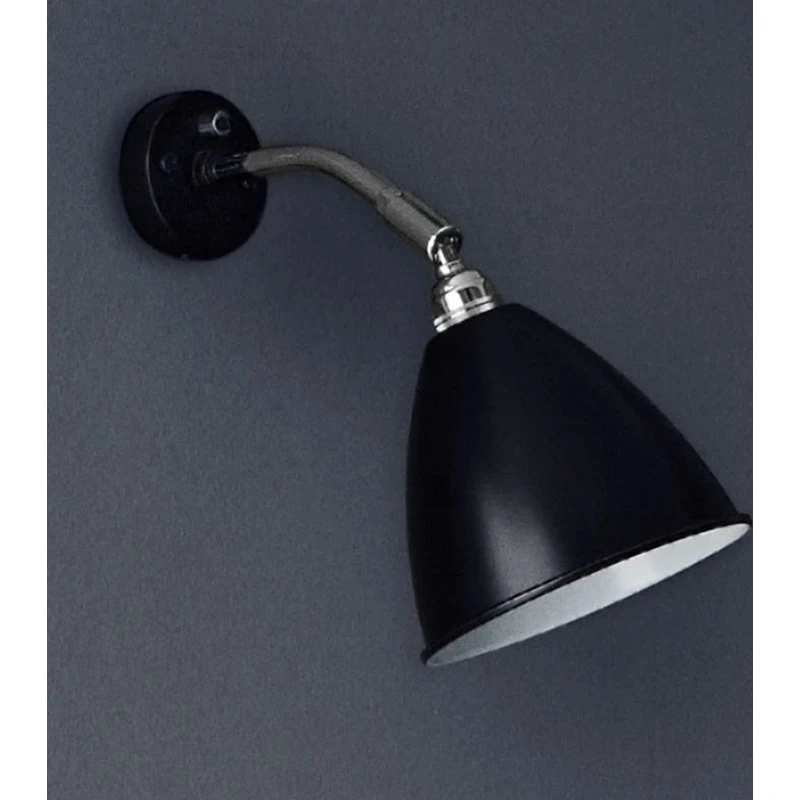 Gubi Bestlite BL7 Wandlamp - Zwart/Chroom - Ø 16 cm