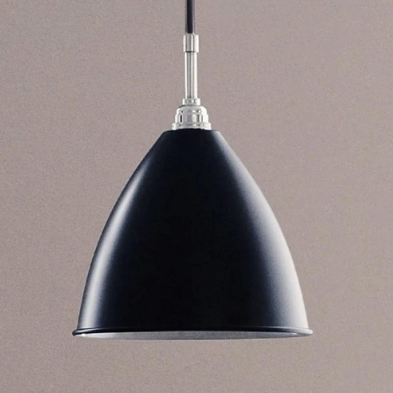 GUBI Bestlite BL9 Hanglamp Ø16cm Chroom/Zwart