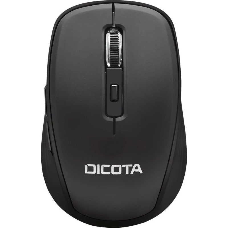 Dicota Travel Bluetooth Muis, Zwart, Compact, 800/1200/1600 DPI