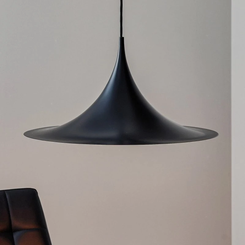 Gubi Semi Hanglamp Ø47 mat zwart