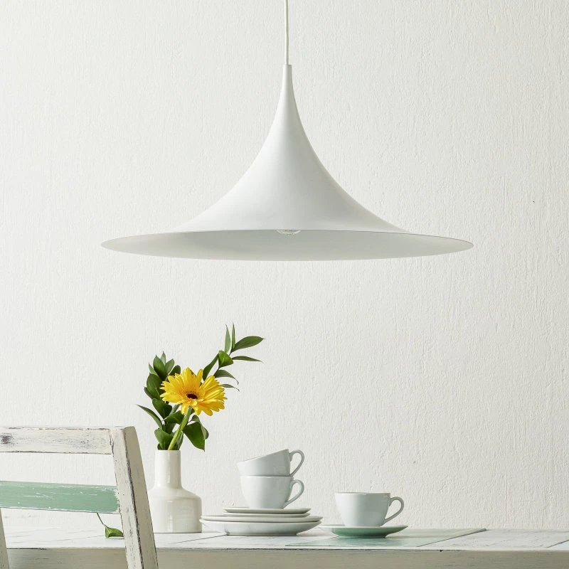 Gubi Semi Hanglamp Ø60 cm - Mat Wit