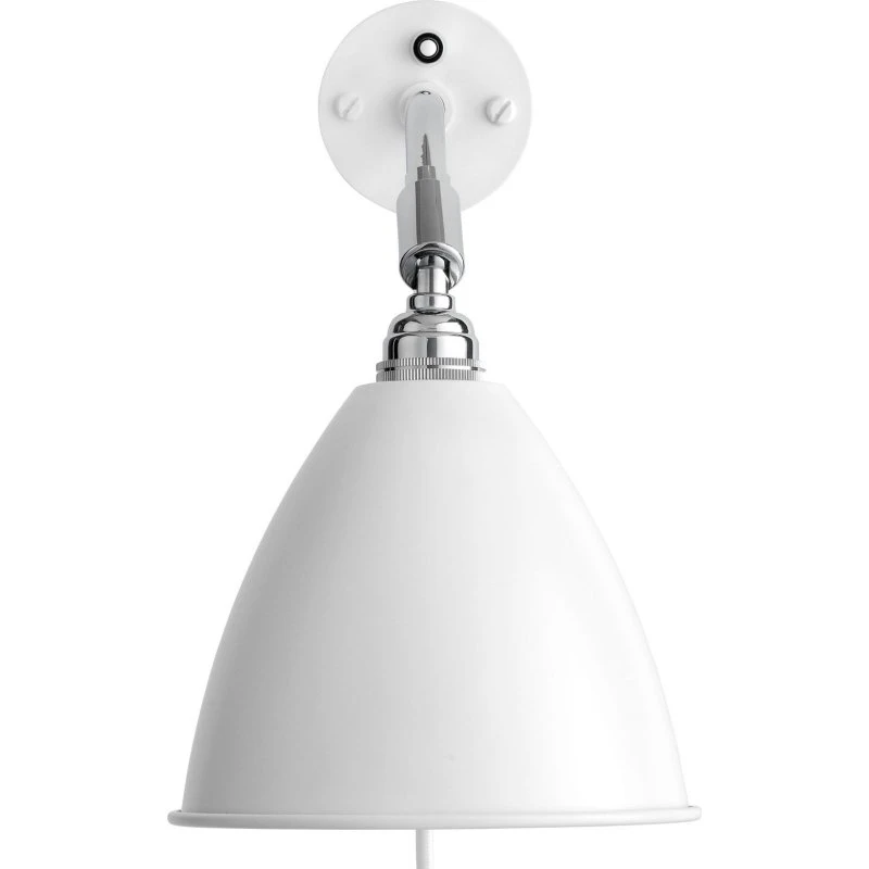 Gubi Bestlite BL7 Wandlamp - Wit/Chroom - Ø 16 cm
