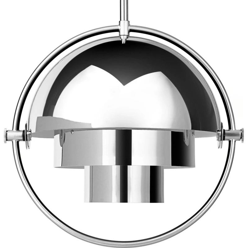 Gubi Multi-Lite Hanglamp, Ø 27 cm, Chroom