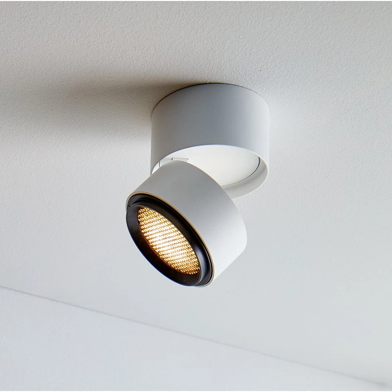 LOOM DESIGN Ray LED plafondspot 13W wit Ø9,3cm dimbaar