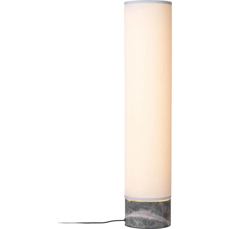 Gubi Unbound LED Vloerlamp - Marmer & Wit Linnen - 80 cm