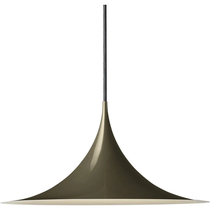 Gubi Semi Hanglamp Ø30 cm - Glanzend Cacaobruin