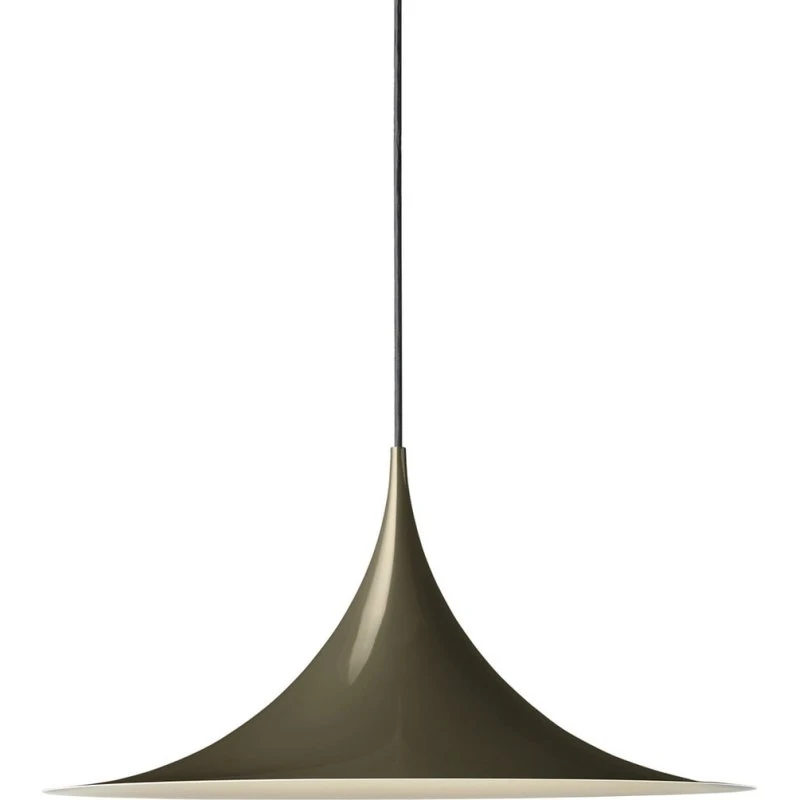 Gubi Semi Hanglamp Ø47 cm - Glanzend Cacaobruin