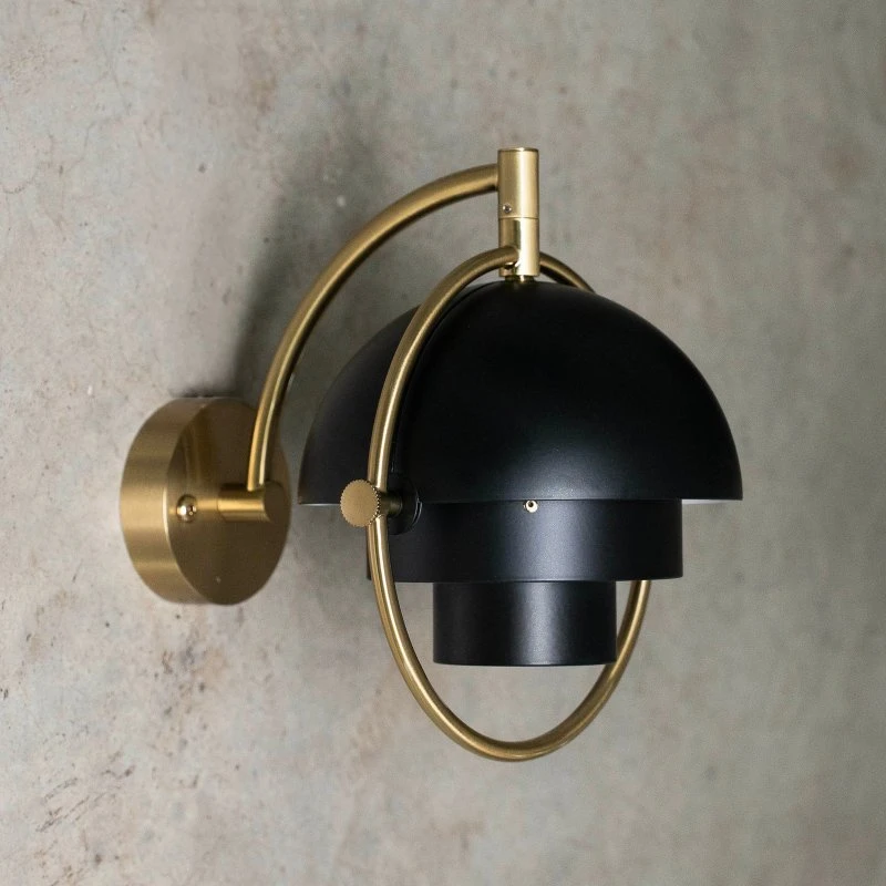 Gubi Multi-Lite Wandlamp - Zwart - G9