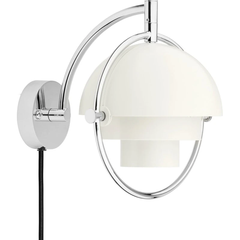 GUBI Multi-Lite Wandlamp, Wit, Metaal, G9