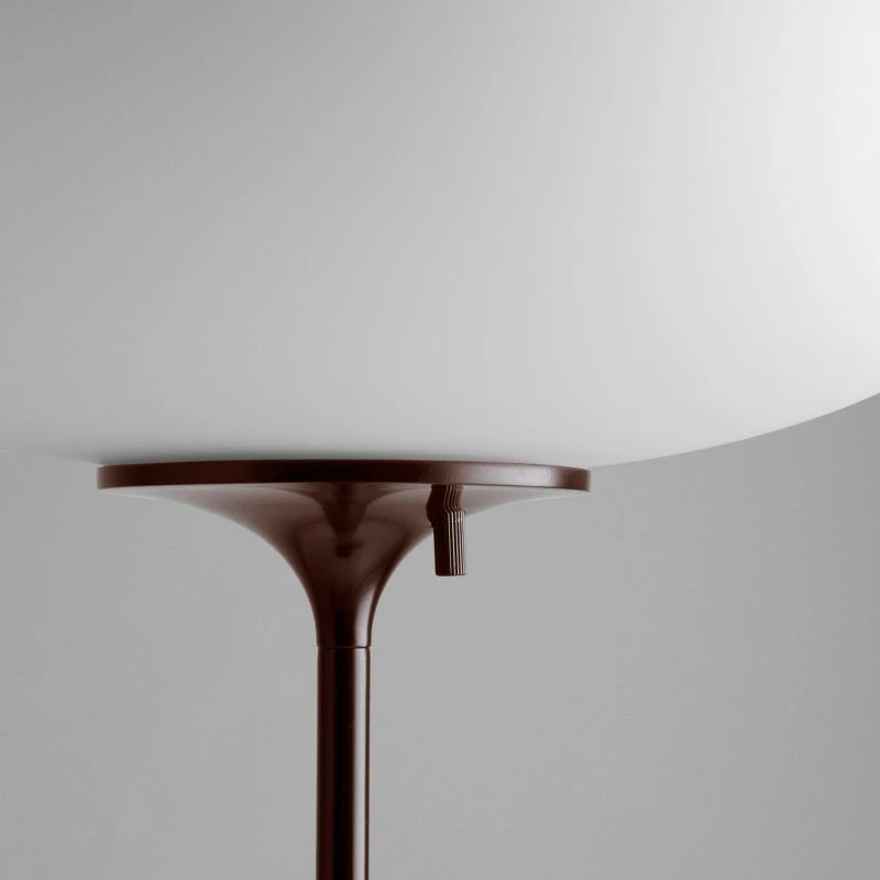 Gubi Stemlite Vloerlamp - Zwart-Rood - 110 cm - Dimbaar