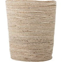 Bloomingville Selena Mand Jute Wit 40x49x40 cm
