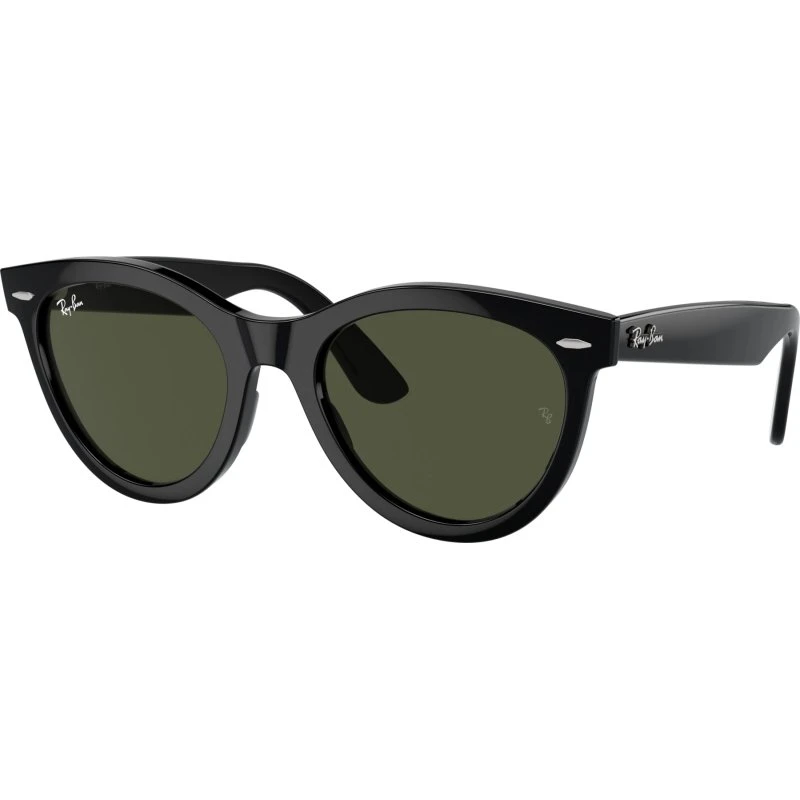 Ray-Ban 0RB2241 zwart acetaat met groene glazen 51/21