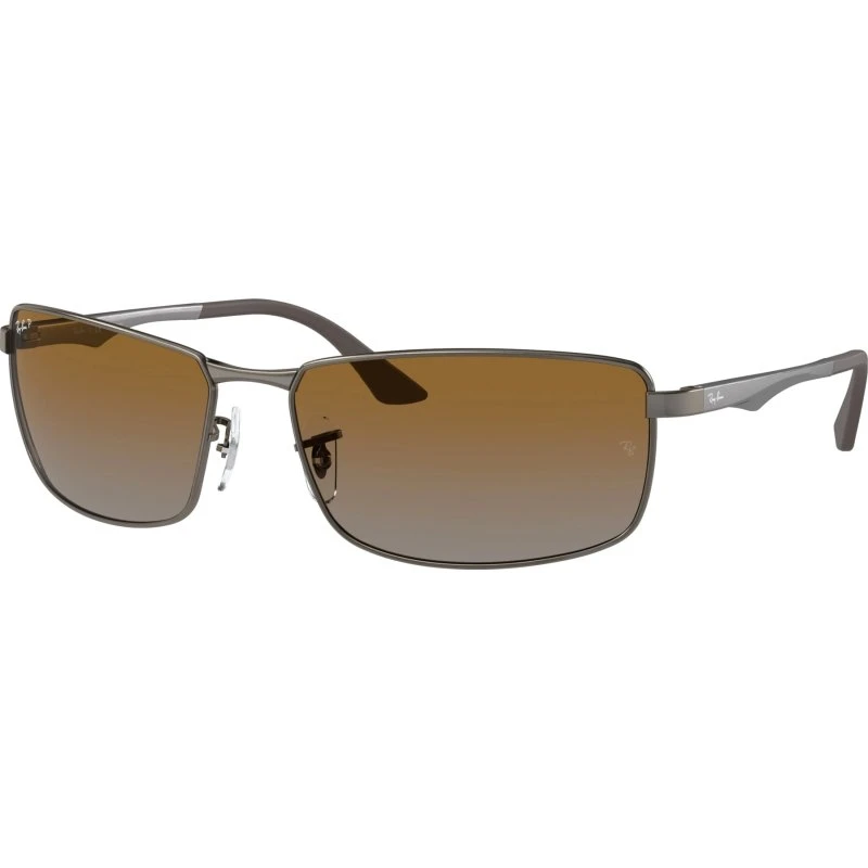 Ray Ban RB3498 029/T5 Gunmetal met Polariserende Bruine Lens