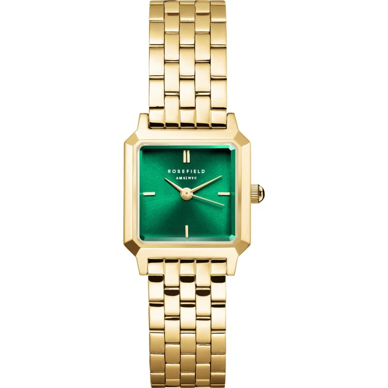 Rosefield Boxelle BCGSG-B04 Goudkleurig Dameshorloge 19,5x19,5 mm