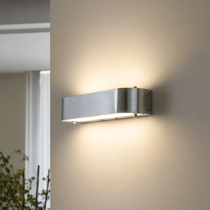 Lindby Nika Wandlamp - Aluminium - Modern - E14