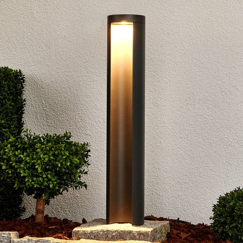 Lucande Jaron LED Tuinpadverlichting - Antraciet - 65 cm