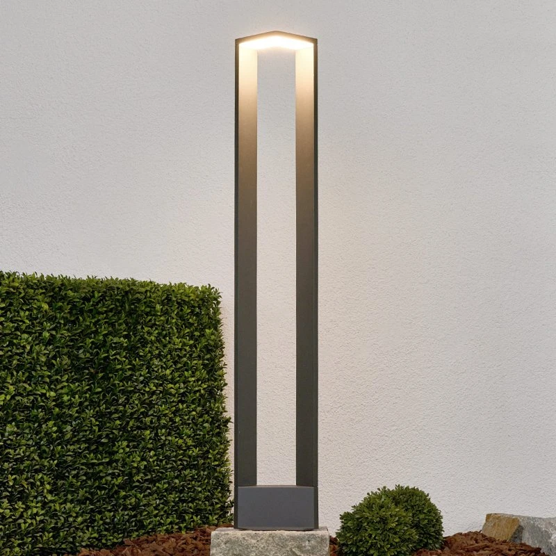 Lucande Jeny LED Tuinpadverlichting - 100 cm - Antraciet