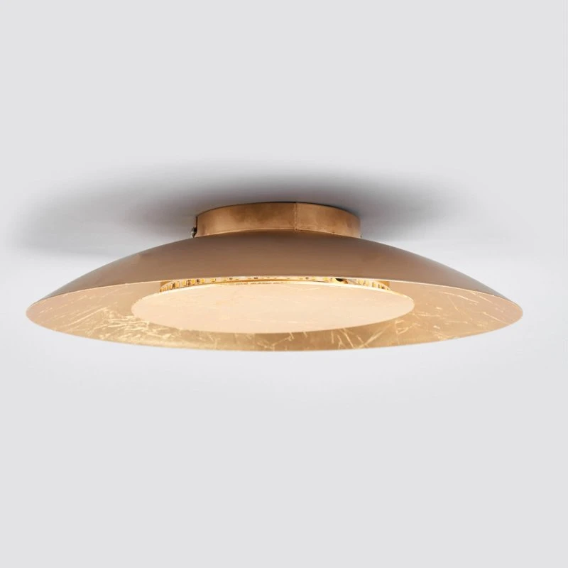 Lindby LED Plafondlamp Keti, Goud, Rond, Ø 35 cm