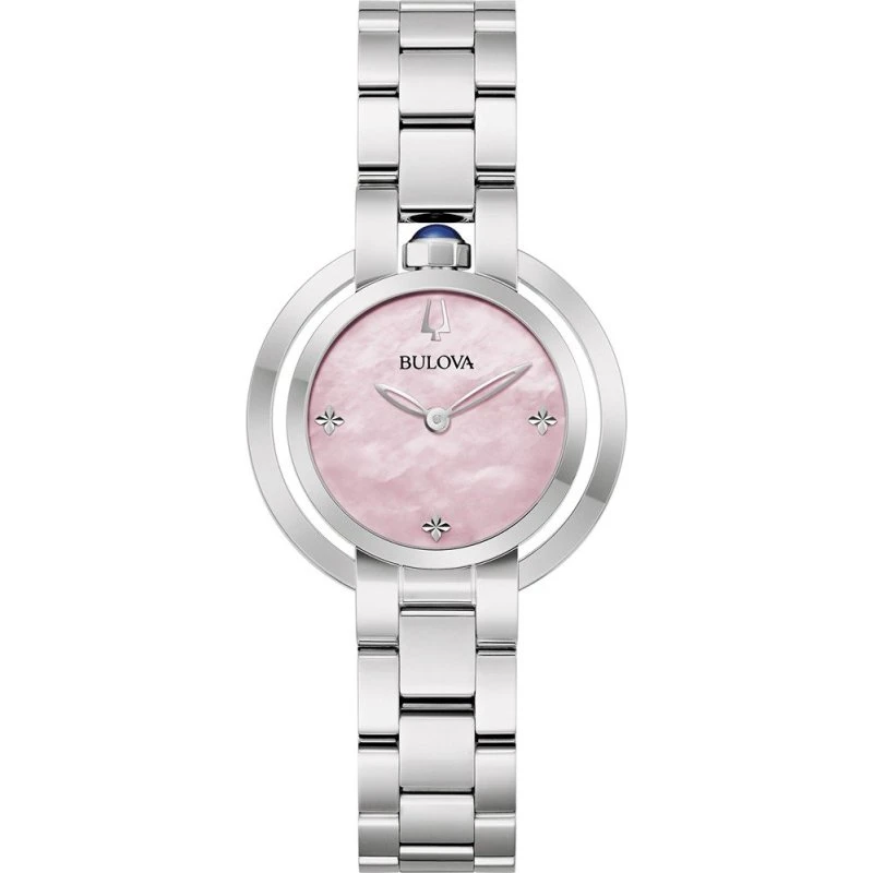 Bulova Rubaiyat 96L338 Dameshorloge Staal Saffierglas