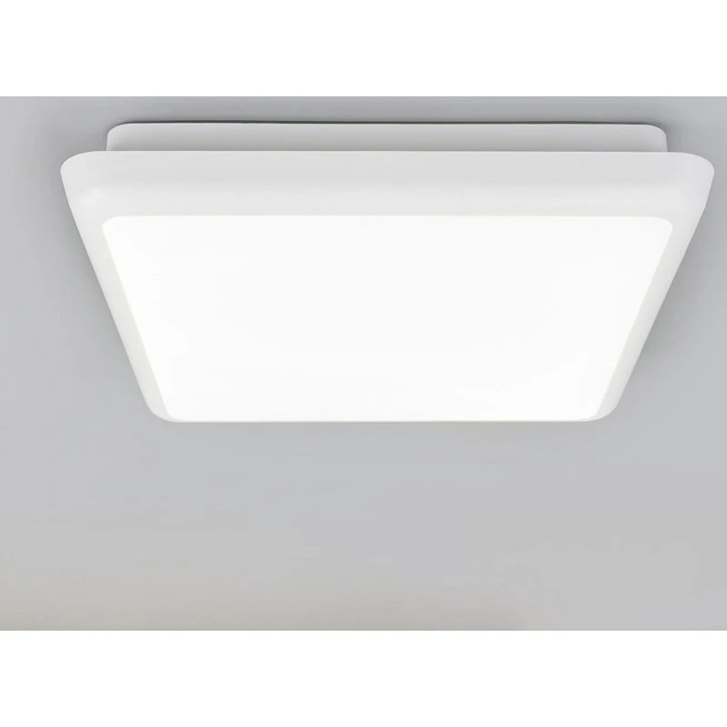Arcchio Augustin Square 25 LED Plafondlamp - Wit - IP54
