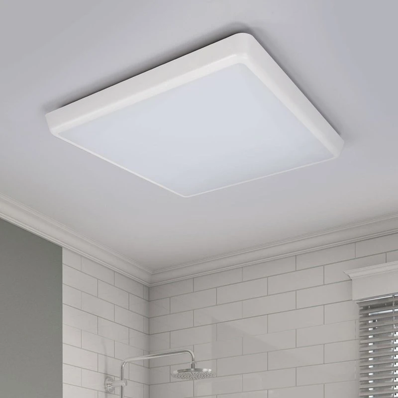Arcchio LED plafondlamp Augustin, wit, 40x40 cm, IP54