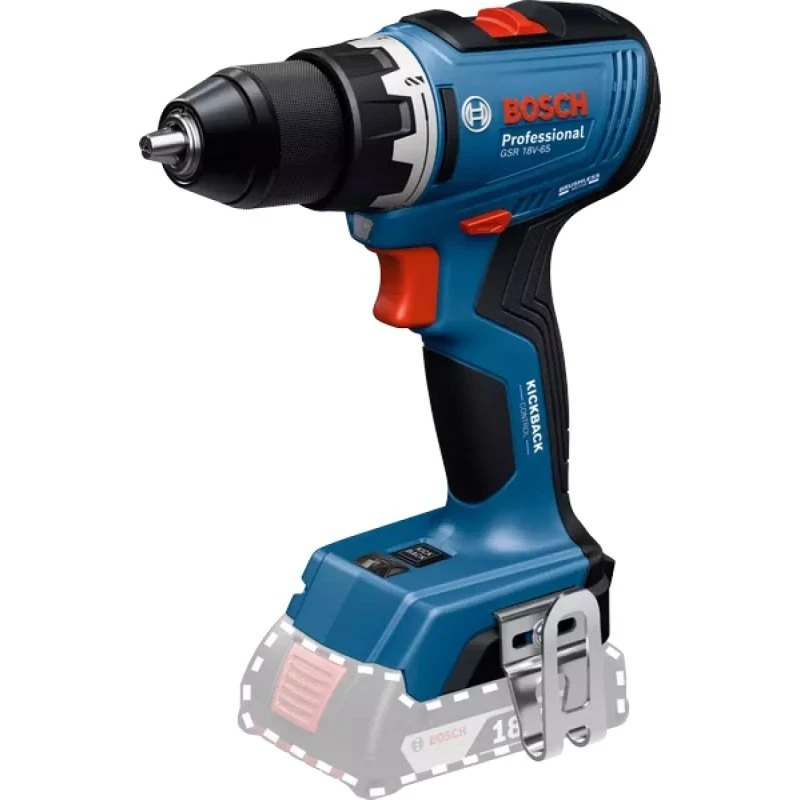 Bosch GSR 18V-65 Accu Schroefboormachine (zonder accu, met L-BOXX)