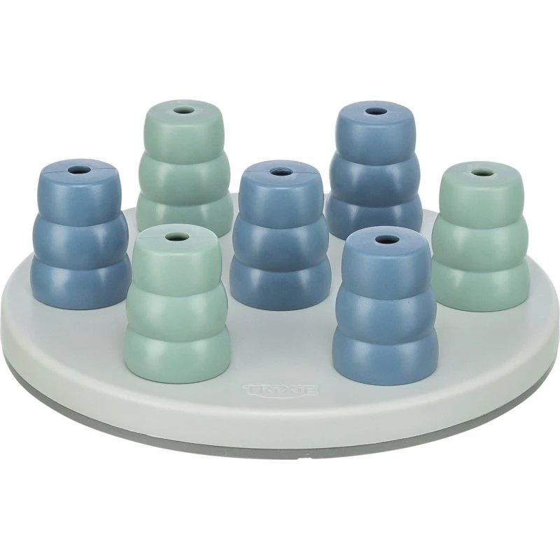 Trixie Mini Solitaire Hondenspeelgoed 20 cm - Grijs/Blauw/Groen