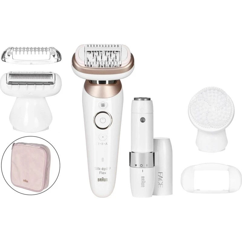 Braun Silk-épil 9 Flex 9-360 3D Roze Wit