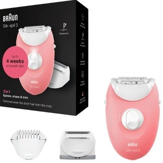 Braun Silk·épil 3 277 Wit/Rose