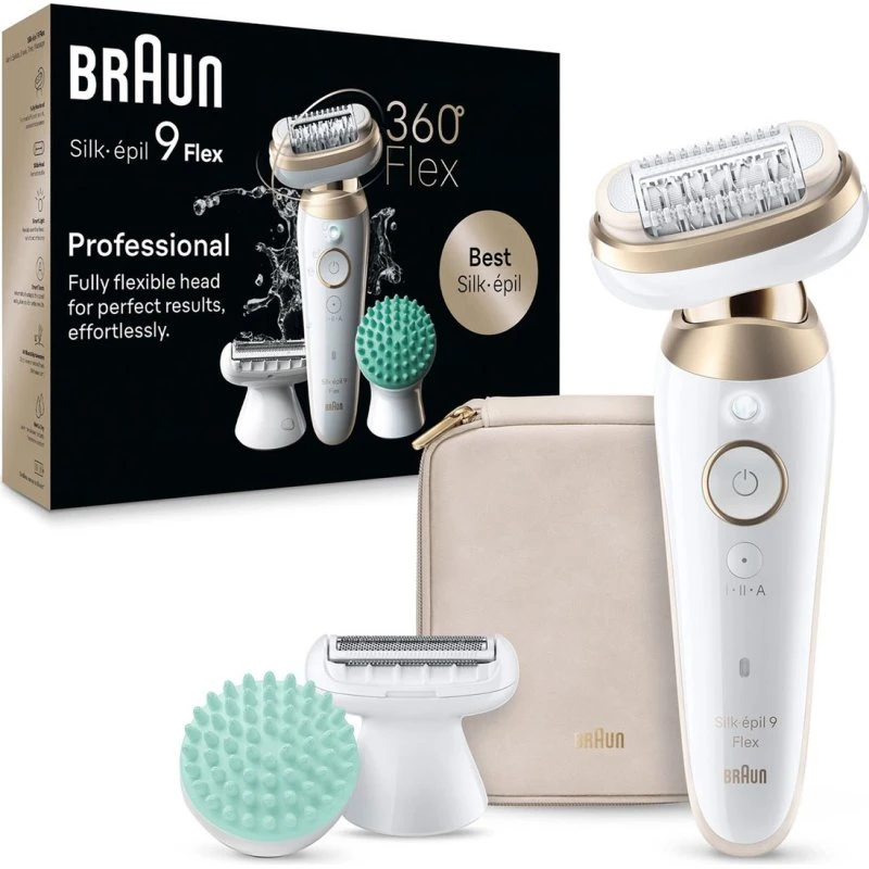 Braun Silk·épil 9 Flex 9-071 3D Epilator Wit/Goud