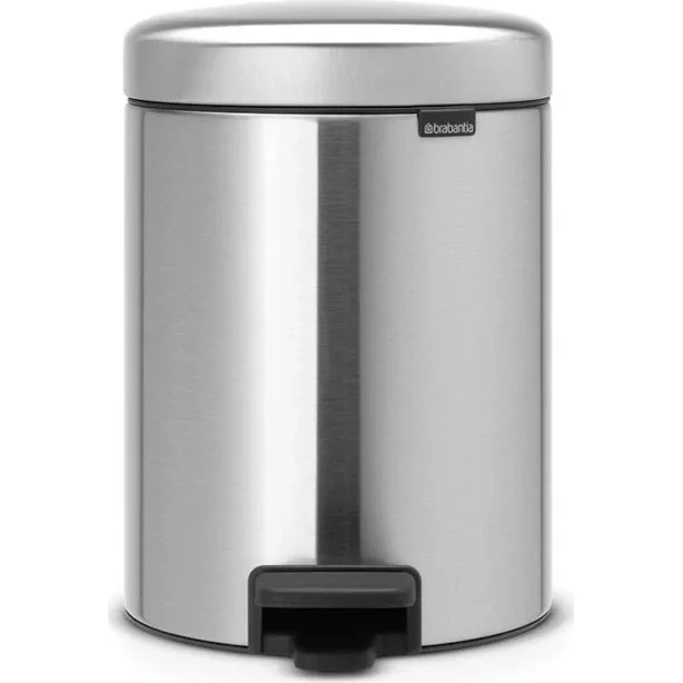 Brabantia Pedaalemmer NewIcon 5 liter mat RVS