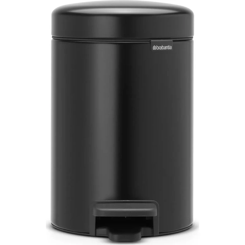 Brabantia Pedaalemmer NewIcon 3 liter - Mat Zwart