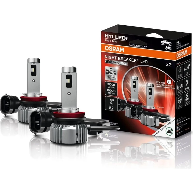 Osram Night Breaker LED Smart ECE H11 Set