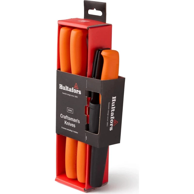Hultafors HVK Mes 208mm Set van 5 met Holster