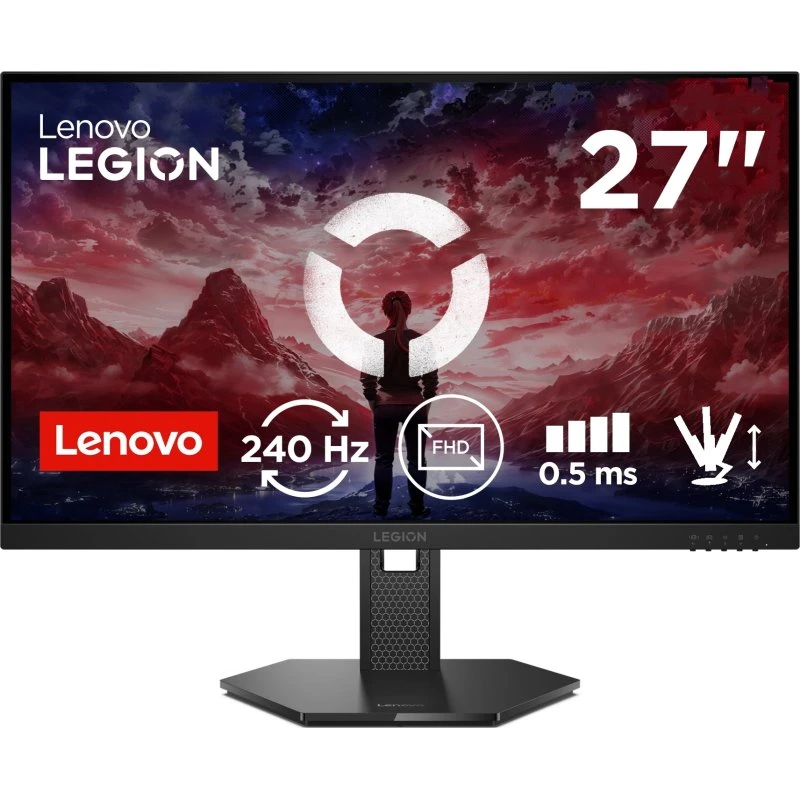 Lenovo Legion 27-10 27" Full HD Gaming Monitor Zwart
