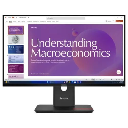 Lenovo ThinkVision T24D-40 23,8" Monitor Zwart