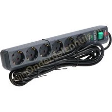 Brennenstuhl Eco-Line 6-voudig Stekkerdoos 5m Zwart