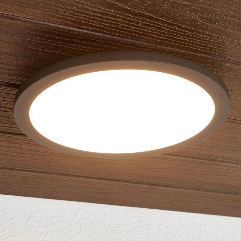 Lucande Malena LED Buitenlamp met Bewegingsmelder - Zwart