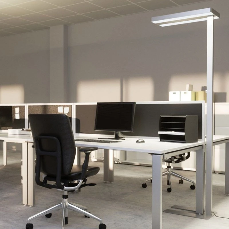 Arcchio Logan Neo LED vloerlamp - Dimbaar - Zilver/Aluminium