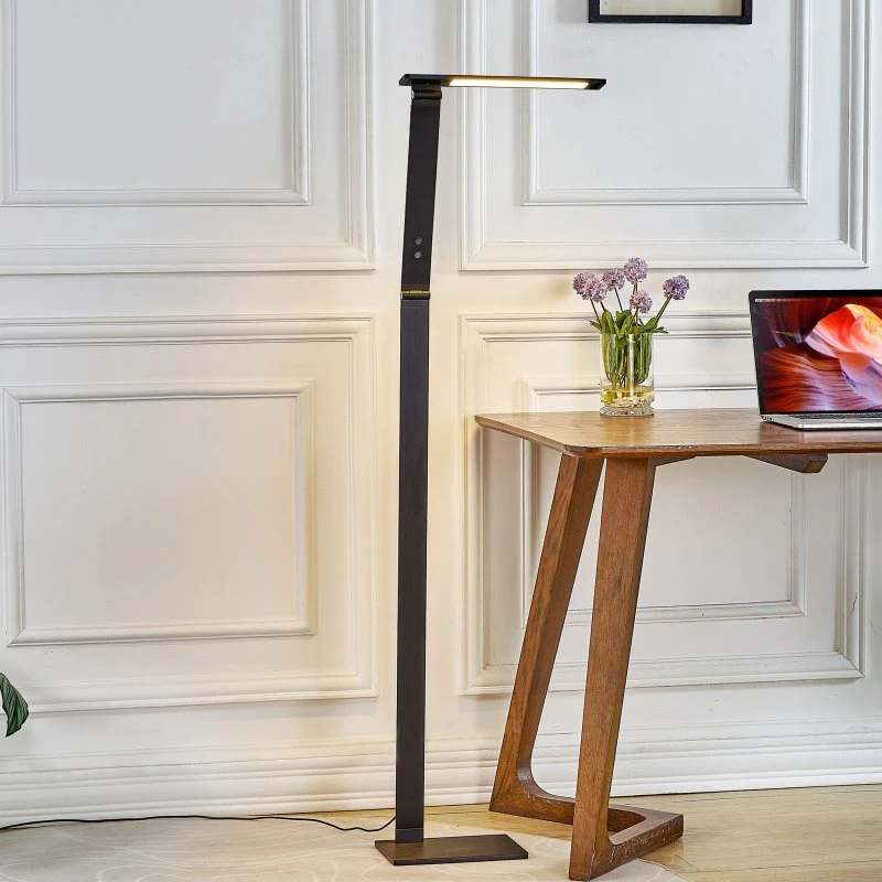 Lucande Salome LED Vloerlamp - Dimmbaar & Kleurveranderlijk - Zwart